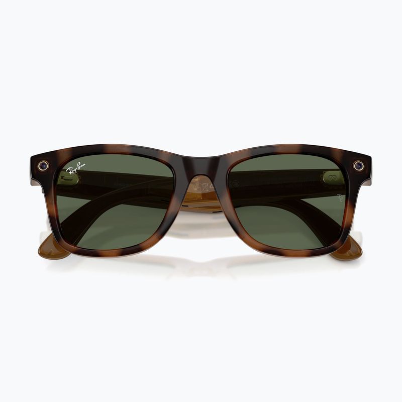 Kamerás szemüveg Ray-Ban Meta Wayfarer havana/g15 green 6