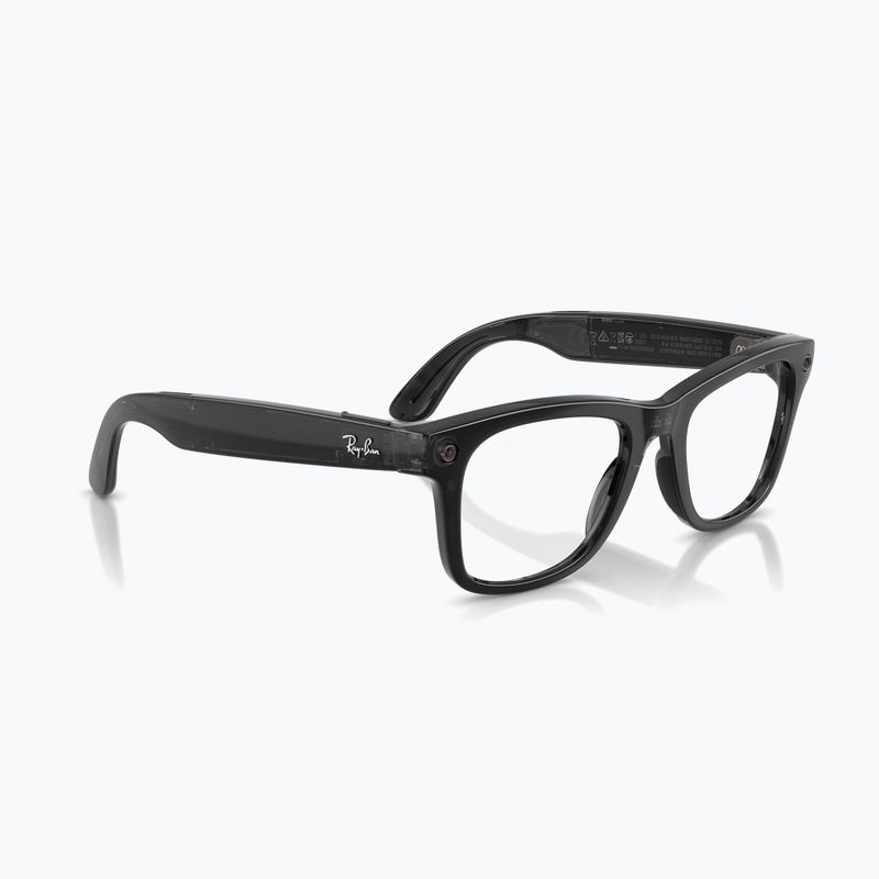 Kamerás szemüveg Ray-Ban Meta Wayfarer transp. black/trs aquamarine 4