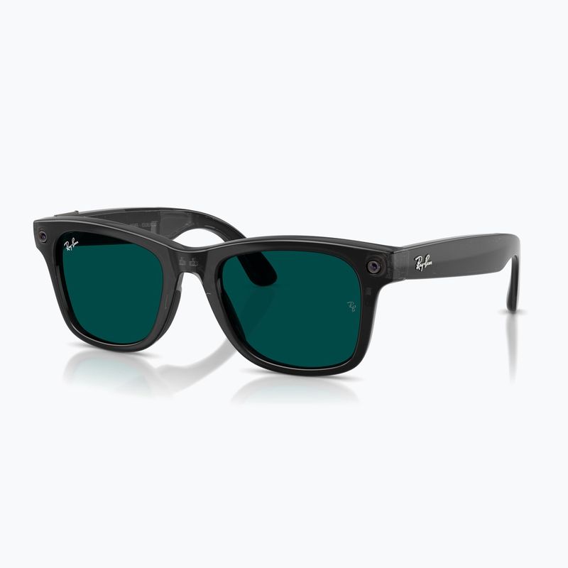 Kamerás szemüveg Ray-Ban Meta Wayfarer transp. black/trs aquamarine 7