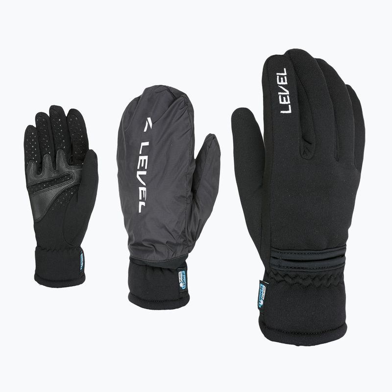 Síkesztyű Level Trail Polartec I-Touch black 7