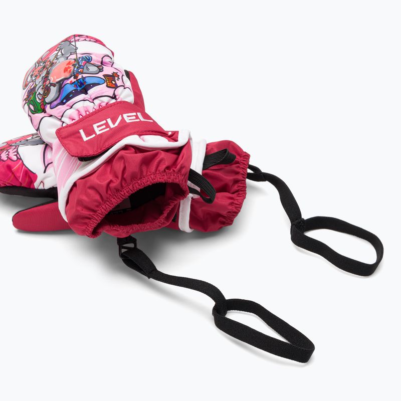 Gyerek síkesztyű Level Animal pk bordeaux 6