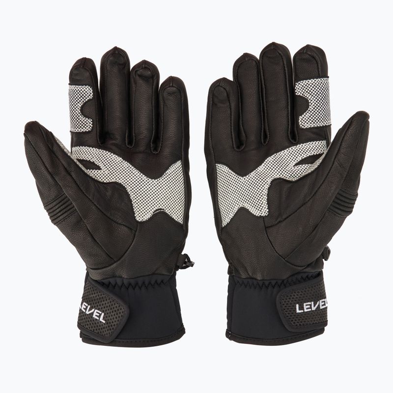 Síkesztyű Level Race black 3