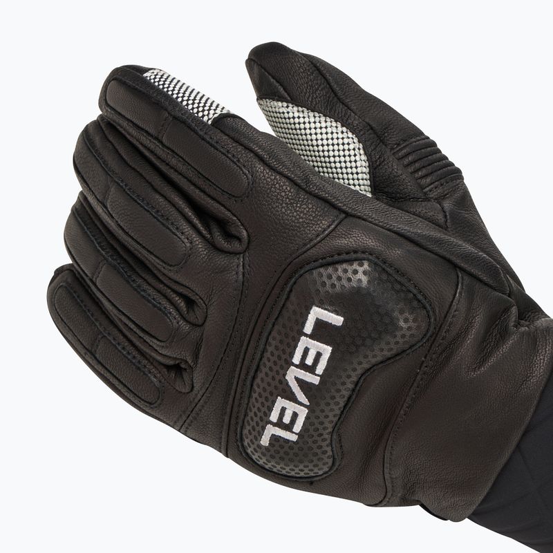 Síkesztyű Level Race black 4