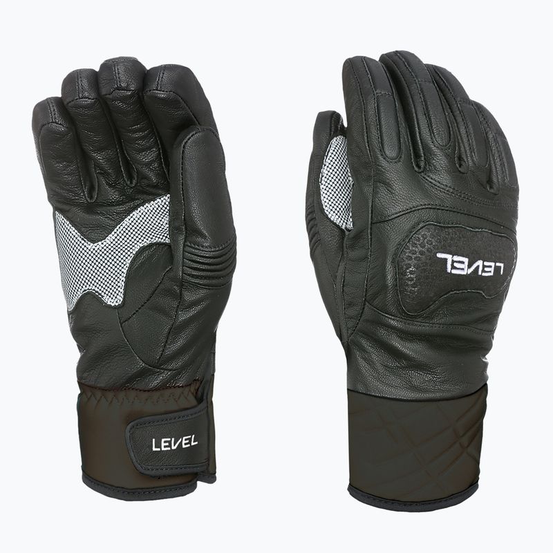 Síkesztyű Level Race black 7