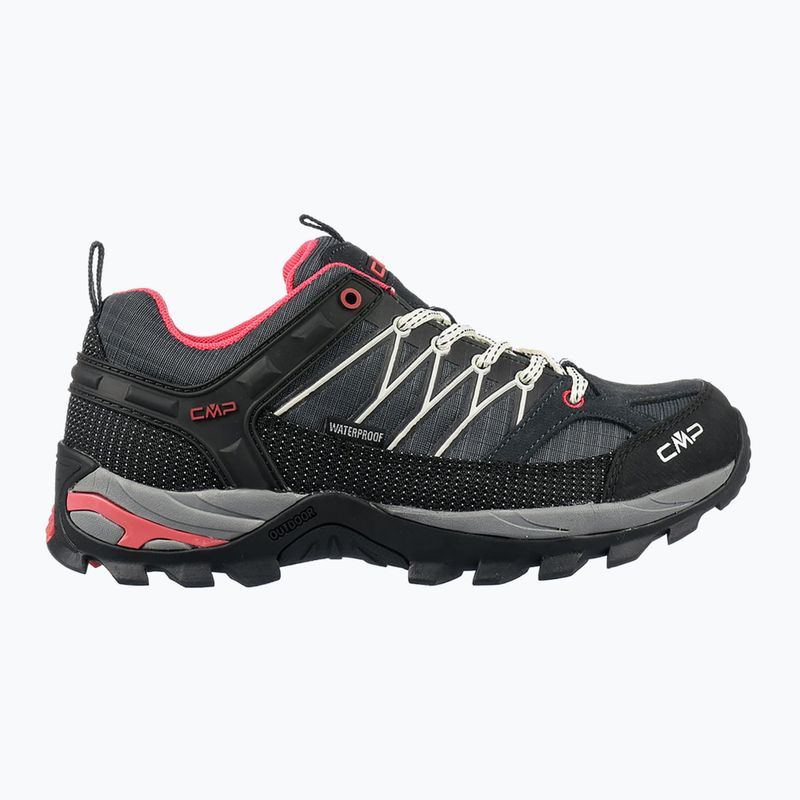 Női túrabakancs CMP Rigel Low Wp antracit/off white 8