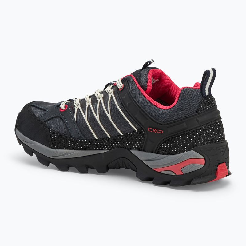 Női túrabakancs CMP Rigel Low Wp antracit/off white 3