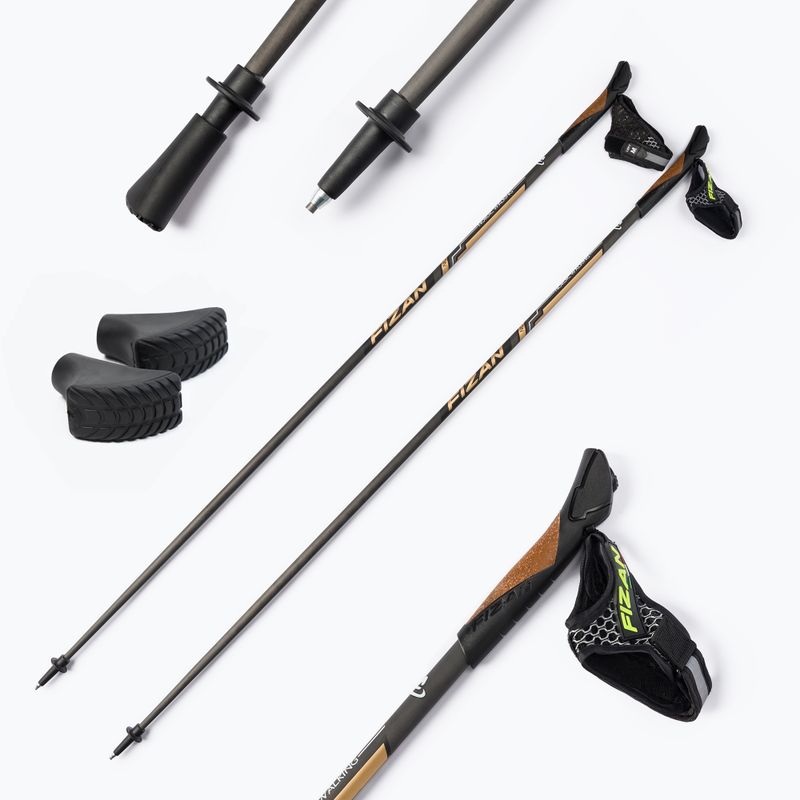 FIZAN Nordic walking botok Runner Gold arany arany S21CA04 6