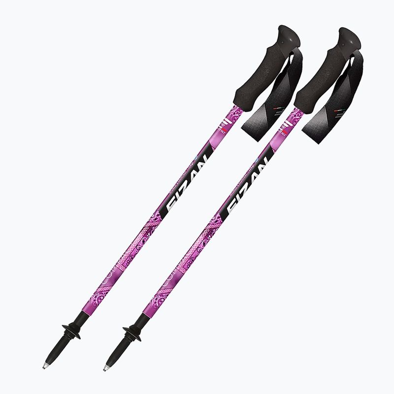 Fizan Compact MS magenta színű túrabotok