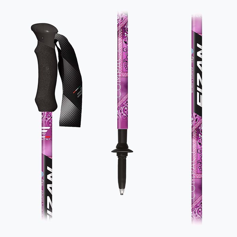 Fizan Compact MS magenta színű túrabotok 2