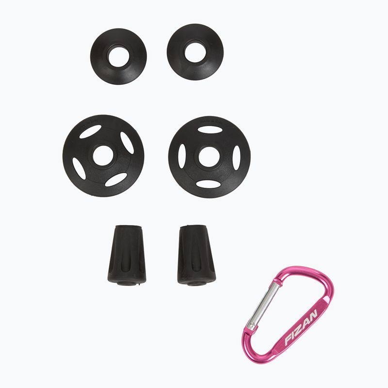 Fizan Compact rózsaszín túrabotok 7