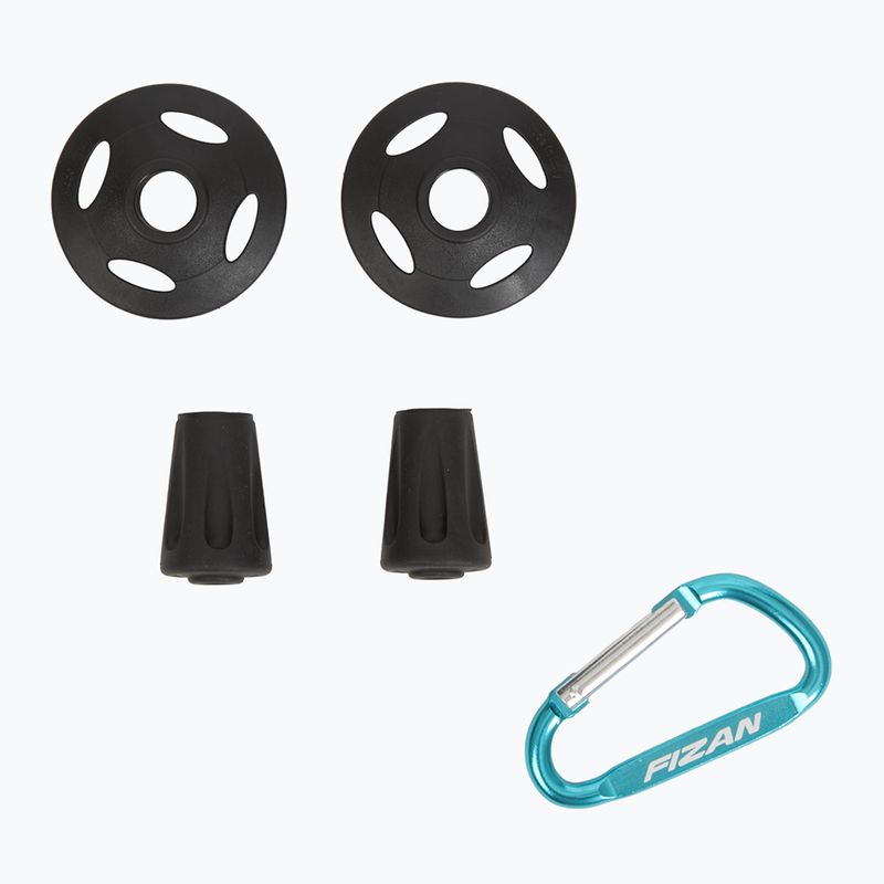 Fizan Tierra bézs/vízzöld túrabotok 7