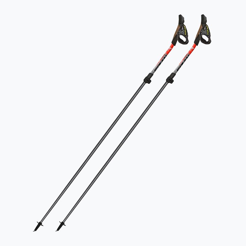Nordic walking botok Fizan Carbon Pro Impulse piros