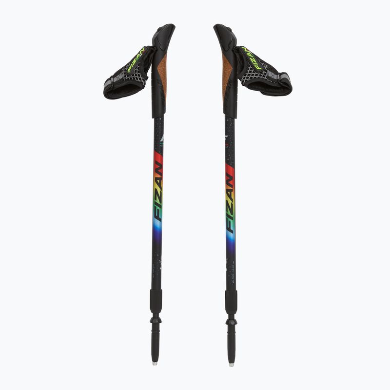 Fizan Speed JR szivárványszínű gyermek nordic walking botok 5