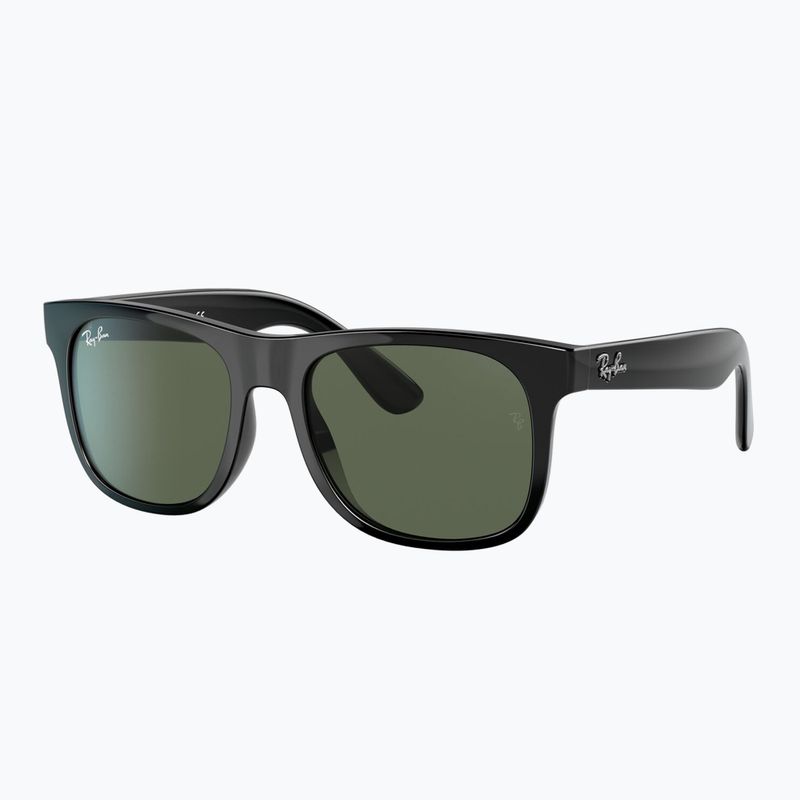 Gyerek napszemüveg Ray-Ban Justin black/dark green 4