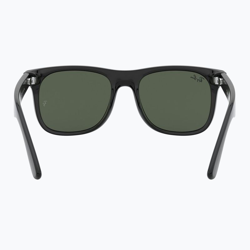 Gyerek napszemüveg Ray-Ban Justin black/dark green 6
