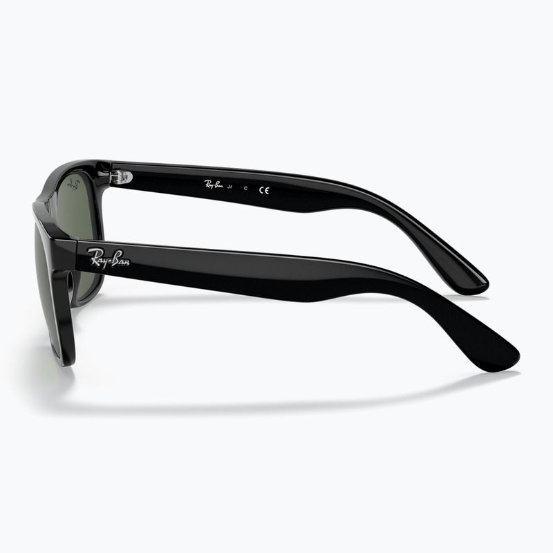 Gyerek napszemüveg Ray-Ban Justin black/dark green 7