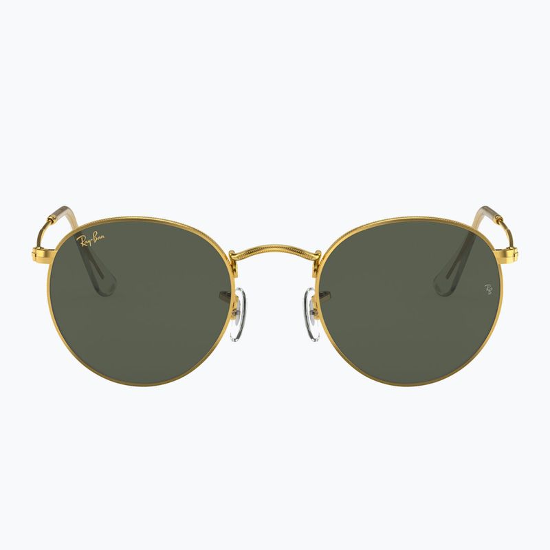 Napszemüveg Ray-Ban Round Metal gold/green g-15 2