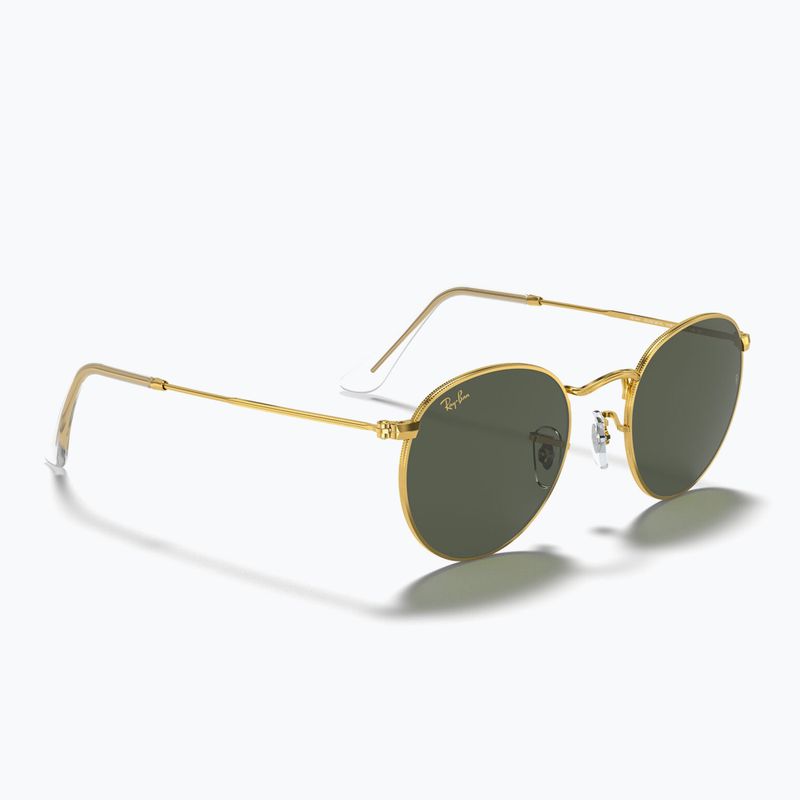 Napszemüveg Ray-Ban Round Metal gold/green g-15 4