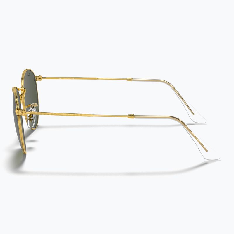 Napszemüveg Ray-Ban Round Metal gold/green g-15 7