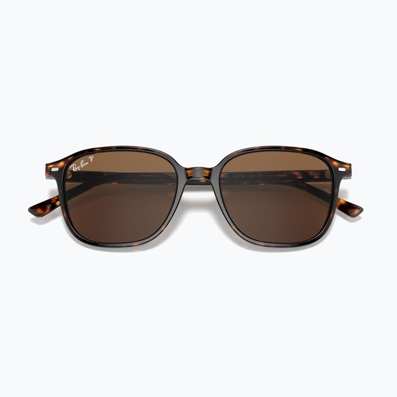 Napszemüveg Ray-Ban Leonard tortoise/brown polarized 3