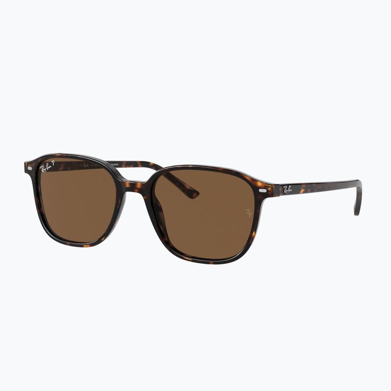 Napszemüveg Ray-Ban Leonard tortoise/brown polarized 4
