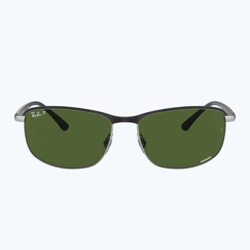 Napszemüveg Ray-Ban Rb3671 Polarized+ Lenses black silver/dark green polarized+ 2