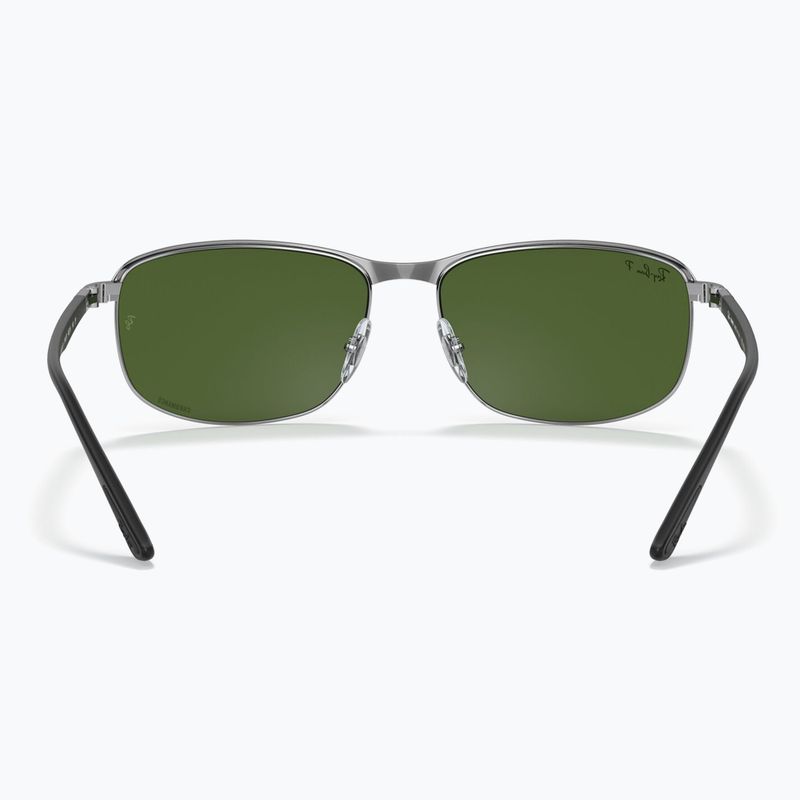 Napszemüveg Ray-Ban Rb3671 Polarized+ Lenses black silver/dark green polarized+ 5