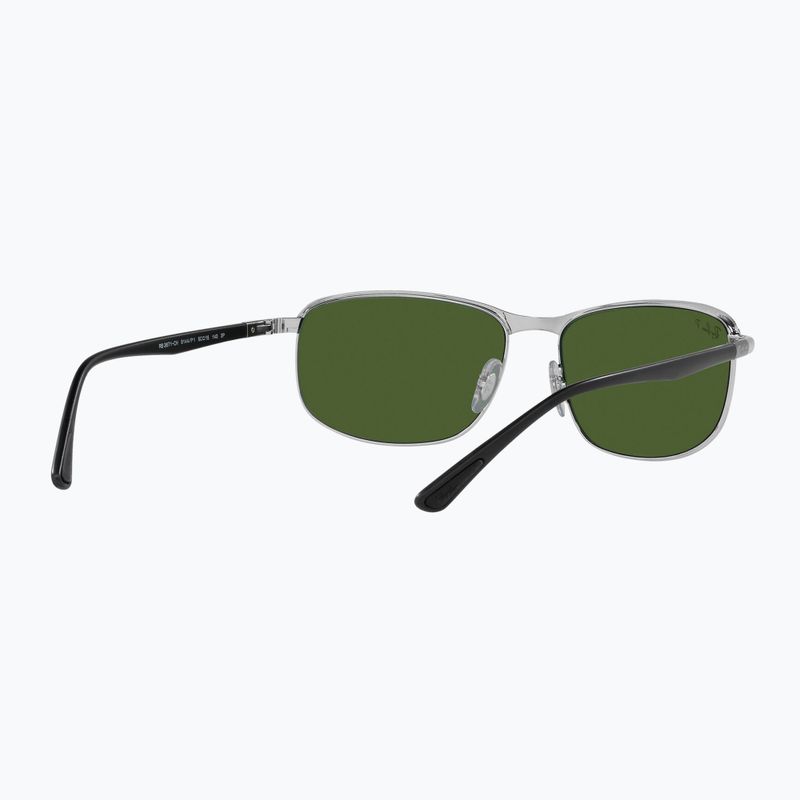 Napszemüveg Ray-Ban Rb3671 Polarized+ Lenses black silver/dark green polarized+ 6
