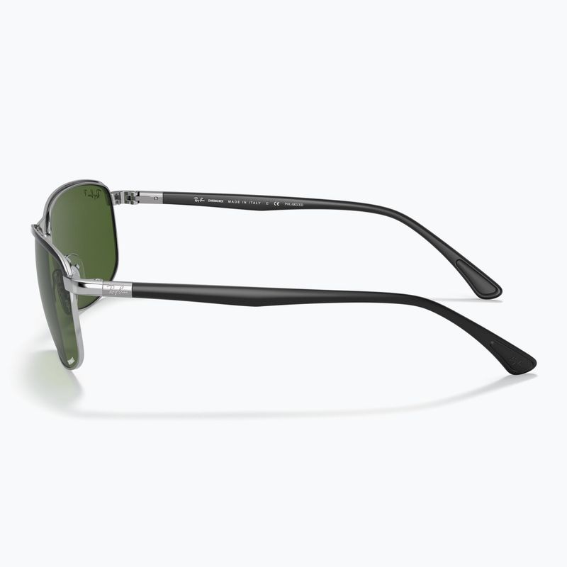 Napszemüveg Ray-Ban Rb3671 Polarized+ Lenses black silver/dark green polarized+ 7