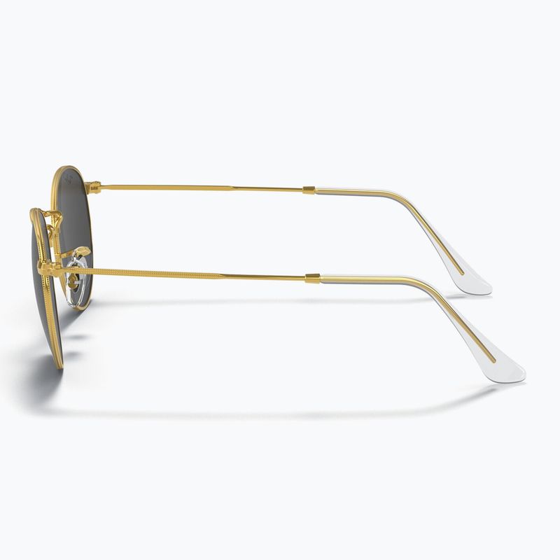 Napszemüveg Ray-Ban Round Metal gold/black polarized 7