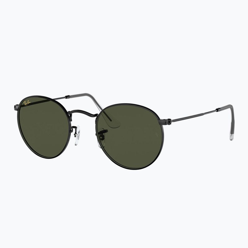 Napszemüveg Ray-Ban Round Metal black/green g-15 4