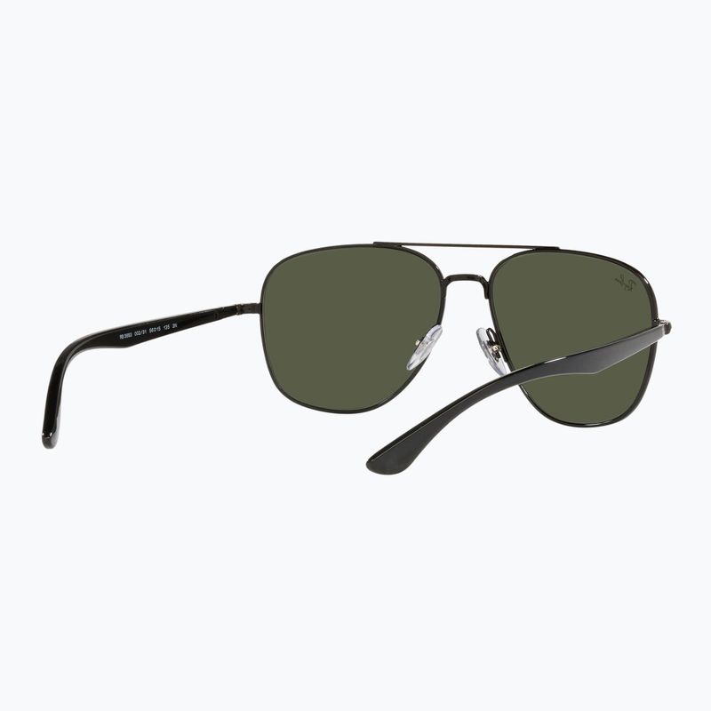 Napszemüveg Ray-Ban RB3683 black/green g-15 6
