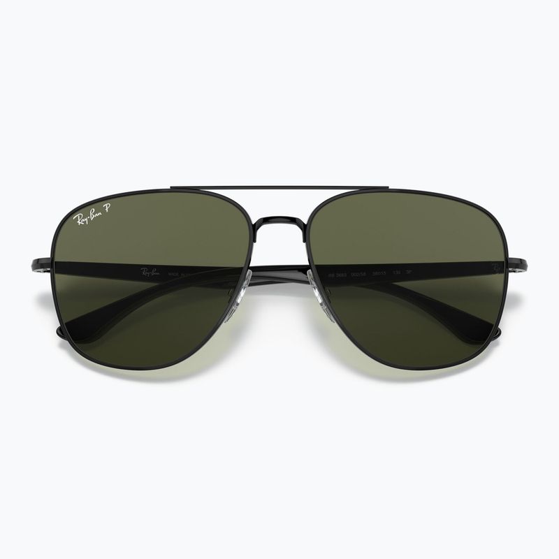 Napszemüveg Ray-Ban RB3683 black/green g-15 polarized 3