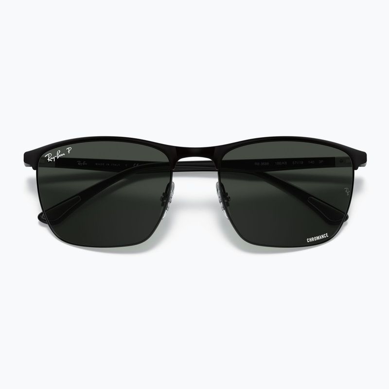 Napszemüveg Ray-Ban RB3686 Polarized+ Lenses matte black/dark grey polarized+ 3
