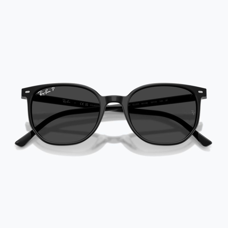Napszemüveg Ray-Ban Elliot black/black polarized 3