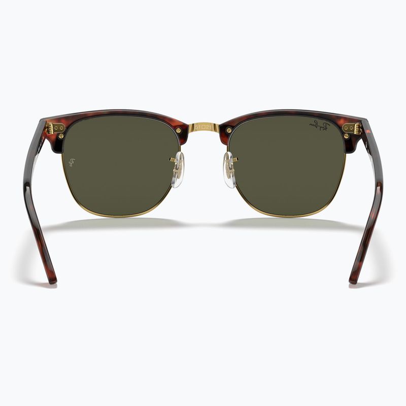 Napszemüveg Ray-Ban Clubmaster Classic tortoiseshell/gold/green g-15 5