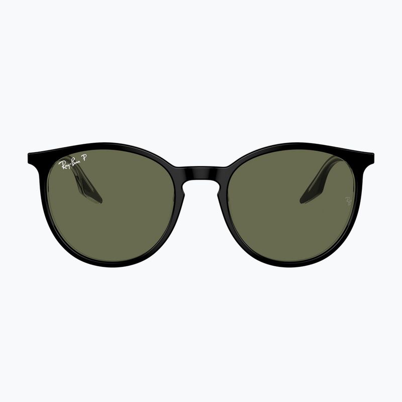 Napszemüveg Ray-Ban RB2204 transparent black/green polarized 2