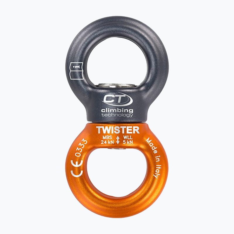 Kipörgető Climbing Technology Twister grey/orange