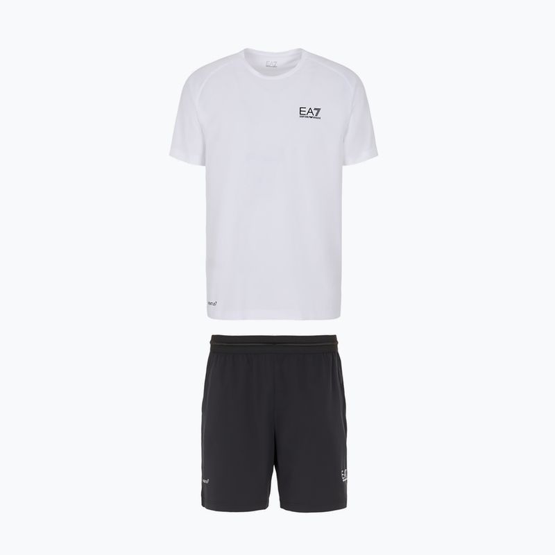 Készlet Póló + Rövidnadrág EA7 Emporio Armani Ventus7 Travel white/black