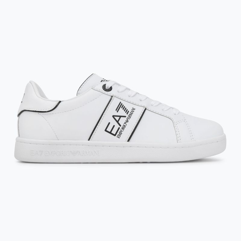 EA7 Emporio Armani Classic Logo fehér/fekete cipők 2