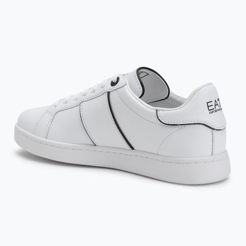 EA7 Emporio Armani Classic Logo fehér/fekete cipők 3