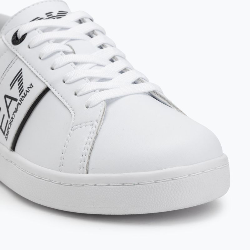 EA7 Emporio Armani Classic Logo fehér/fekete cipők 7