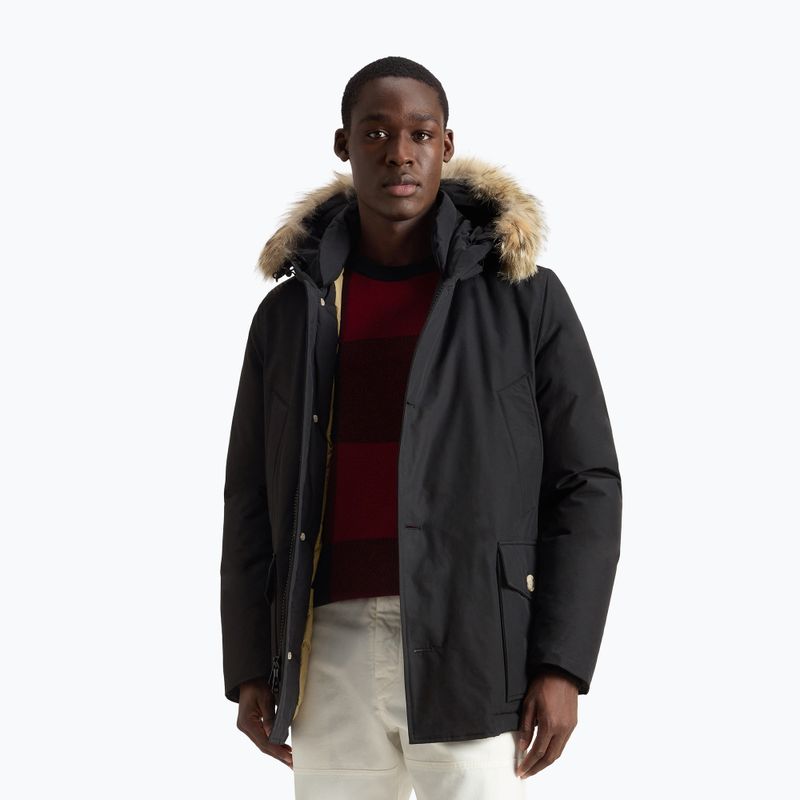 Férfi dzseki Woolrich Arctic Detachable Fur Anorak black 5