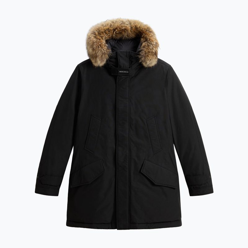 Férfi Woolrich Polar magas nyakú szőrme kabát fekete 5