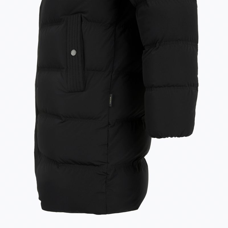 Férfi Woolrich Matt Stretch Hosszú Puffer dzseki fekete 10
