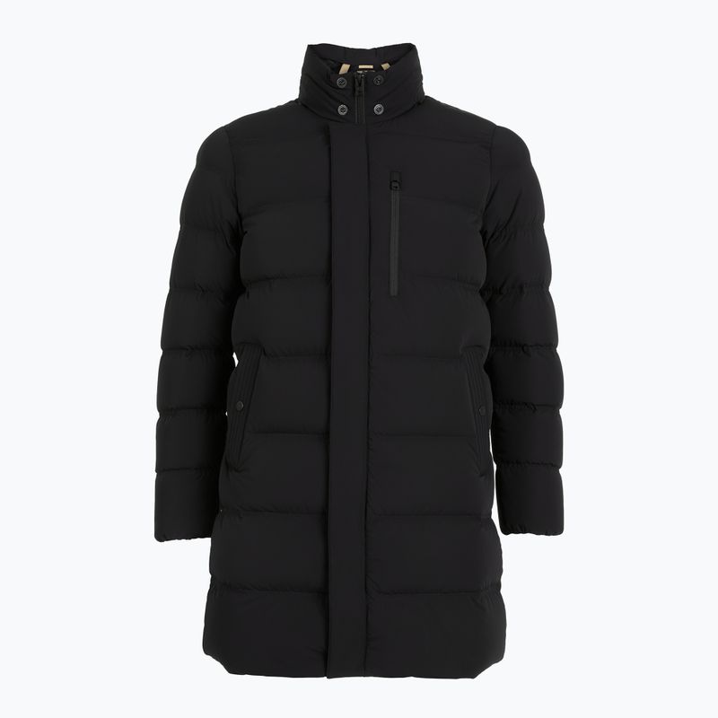 Férfi Woolrich Matt Stretch Hosszú Puffer dzseki fekete 15