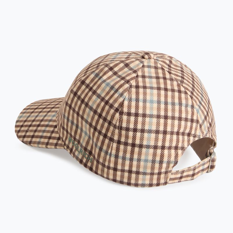Női baseballsapka Woolrich Check Baseball Cap beige check 2