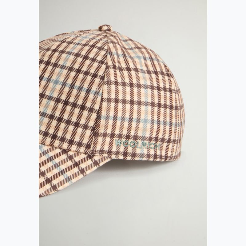Női baseballsapka Woolrich Check Baseball Cap beige check 3