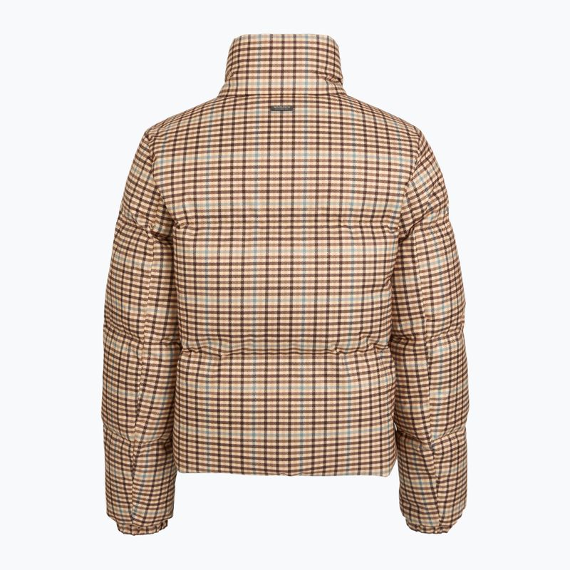 Női dzseki Woolrich Printed Wool beige check 2