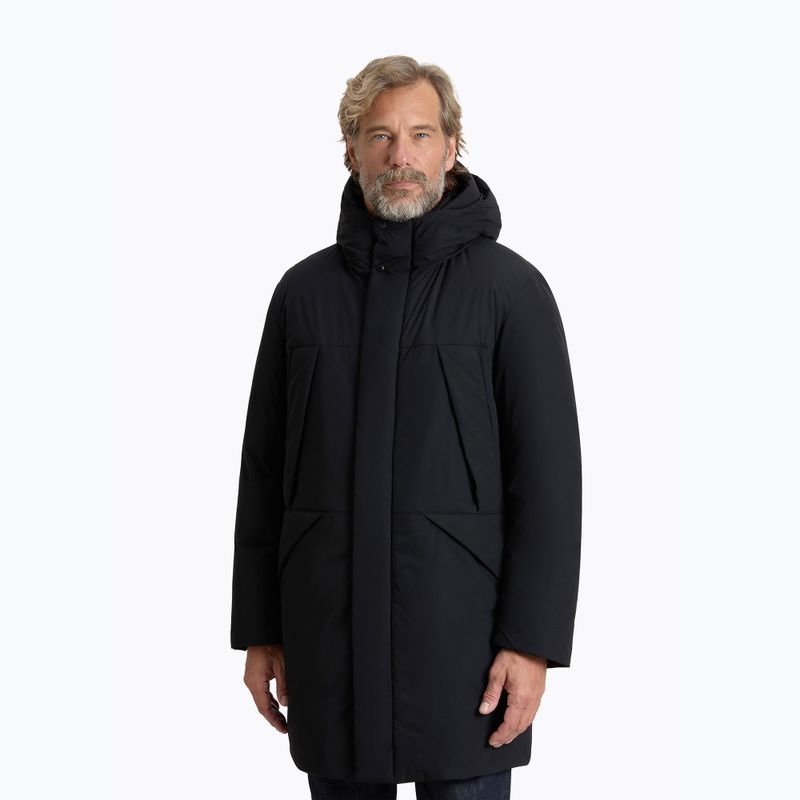 Férfi kabát Kurtka Woolrich Matt Stretch Teton Puffer black